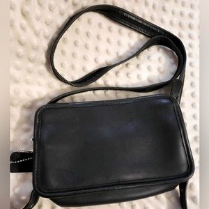 Coach Black Leather Crossbody Bag